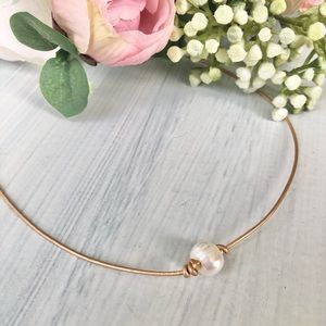 Fresh water pearl knotted necklace